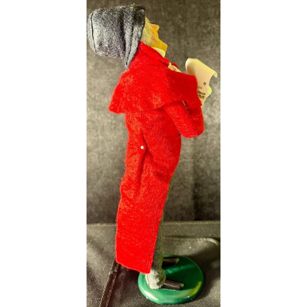 Byers Choice The Carolers Grandfather In Red 126R #36 of 100 Signed & Dated 1996 - Picture 3 of 10